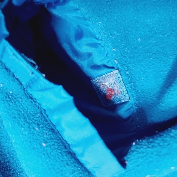 Vintage 80s Purple Blue Contrast Winter Ski Coat Medium - Picture 10 of 16